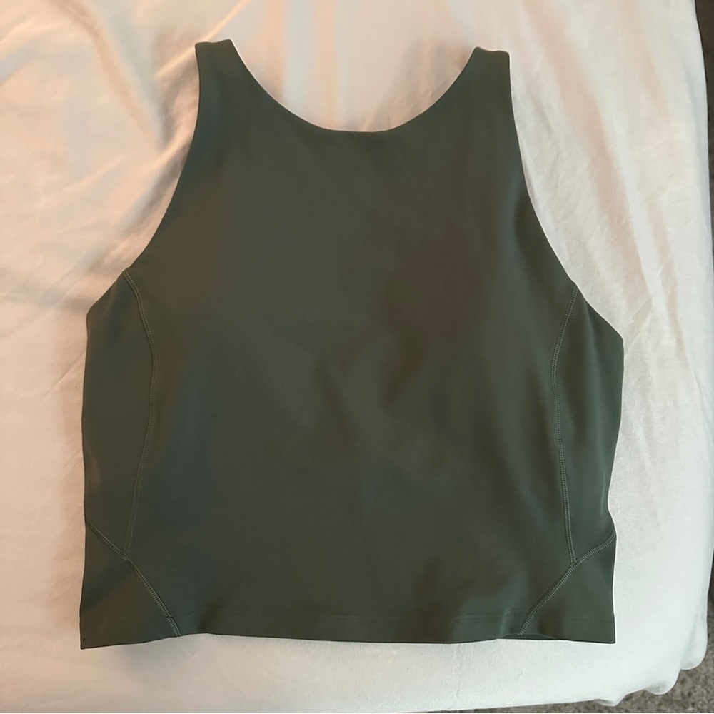 Lululemon Align High Neck Tank Top Smoked Spruce